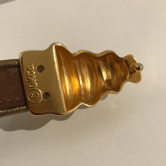 Vintage Donna Karan Suede Leather Belt - Picture 5 of 8